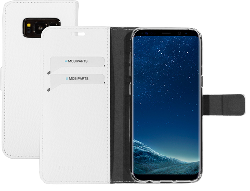 Mobiparts Saffiano Wallet Case Samsung Galaxy S8 White – image 1