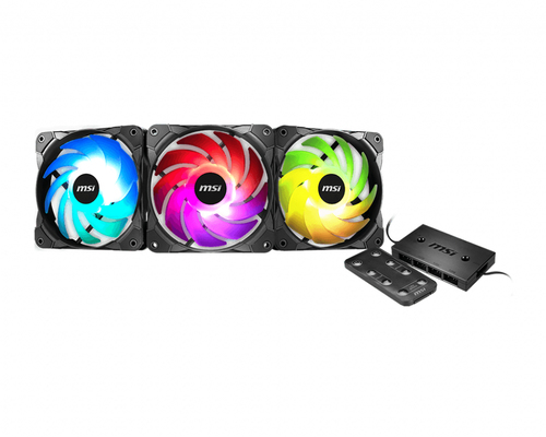 MSI MAX F12A-3H система охлаждения компьютера Корпус компьютера Вентилятор Черный