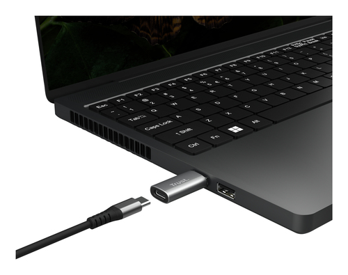 Trust CALYX USB-A TO USB-C ADAPTER 2PACK USB Hub Grijs – Photo 5 sur 8
