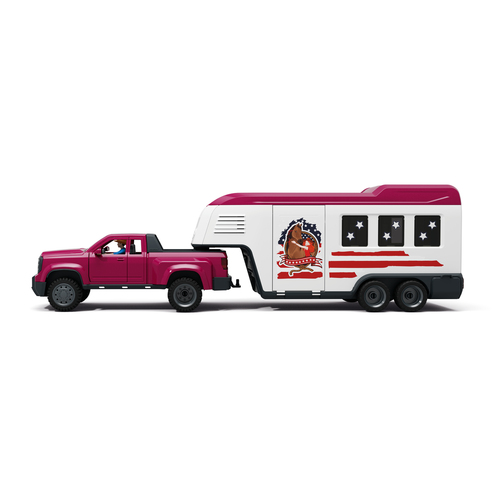 Schleich Horse Club - Lakeside-truck met aanhangwagen speelfiguur, afbeelding 3