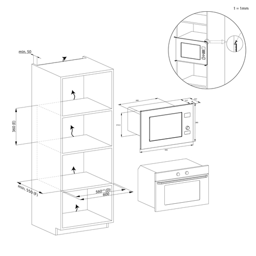 Rosieres 38900834 microwave – image 4