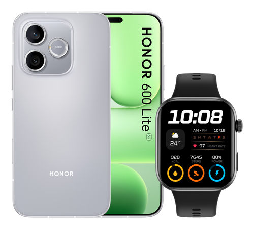 Honor BUNDLE 600 LITE 256GB V GREY+WATCH 2i BLACK – image 1