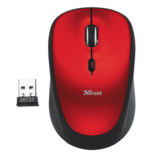 Trust WMS-113 mouse Ambidextrous RF Wireless Optical 1600 DPI – image 2