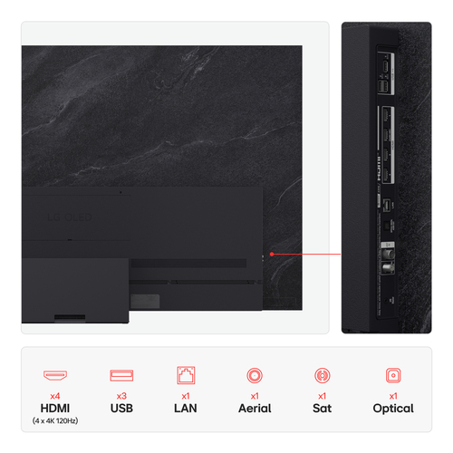 LG OLED83C54LA.AEK TV 2.11 m (83") 4K Ultra HD Smart TV Wi-Fi Metallic – image 4