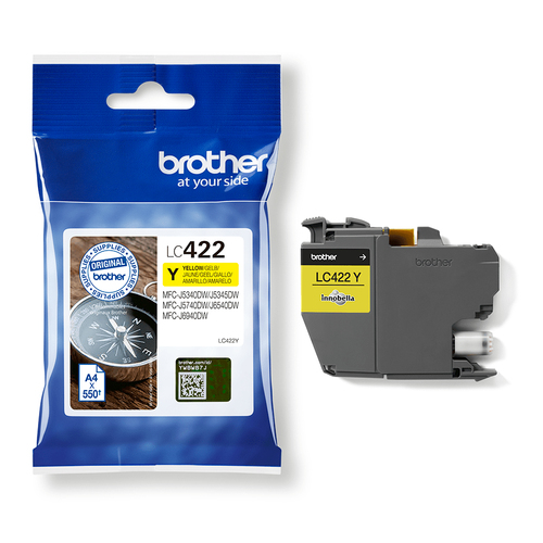 Brother LC422Y Inkjet Cartridge Yellow LC422Y - image 3