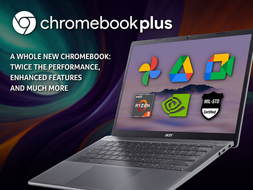 Acer Chromebook Plus 514 CB514-3H Traditional Laptop - AMD Ryzen 3 7320C – image 3