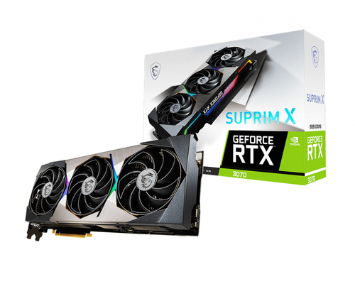 MSI SUPRIM RTX 3070 X 8G LHR видеокарта NVIDIA GeForce RTX 3070 8 GB GDDR6