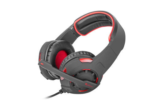 GENESIS HX60 Headset Wired Head-band Gaming Black, Red