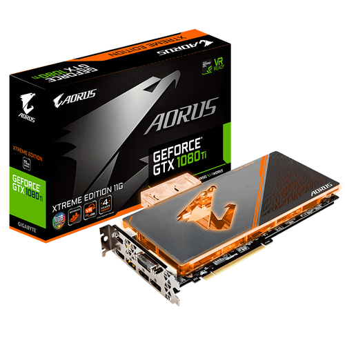GIGABYTE AORUS XTREME AORUS GeForce GTX 1080 Ti Waterforce WB Xtreme Edition 11G NVIDIA 11 GB GDDR5X