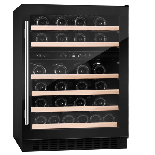CDA CFWC604BL wine cooler Compressor wine cooler Undercounter Black 46 bottle(s) – image 1
