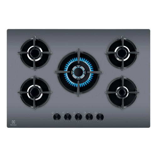 Electrolux EGG75372M Зеркальный Встроенный 75 cm Газовый 5 зона(ы)