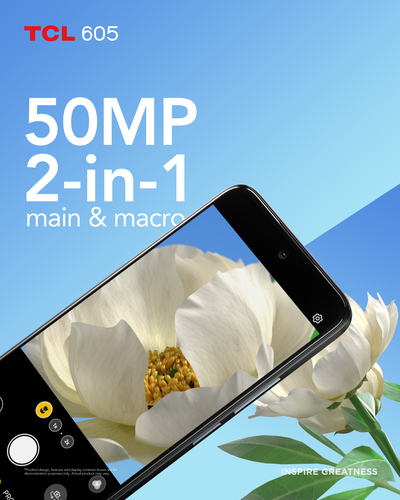 Tcl 605 128GB Smartphone in Midnight Blue, Blue - image 3