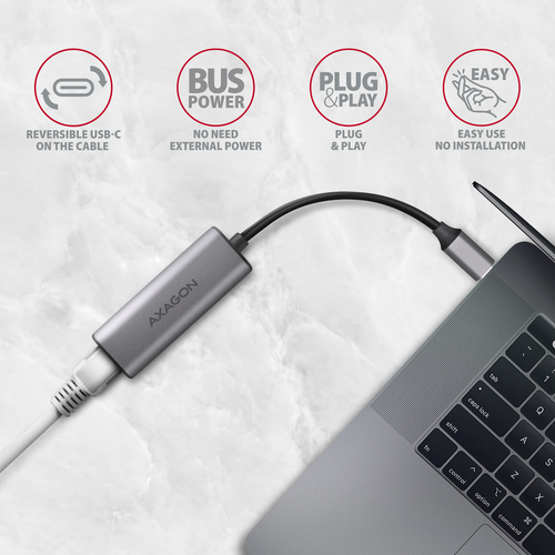 Axagon ADE-25RC SuperSpeed USB-C 2.5 gigabit ethernet adapter – image 7