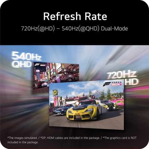 LG UltraGear GX7 WOLED 27-inch 4th Gen. QHD Gaming Monitorㅣ27GX790B with Dual-Mode(720Hz@HD – image 5