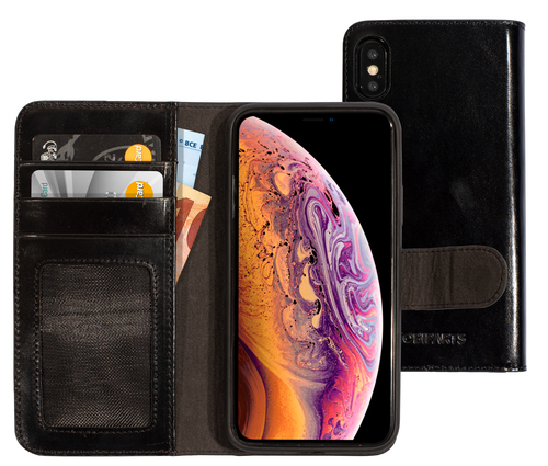 Mobiparts Excellent Wallet Case 2.0 Apple iPhone X, iPhone XS Jade Black