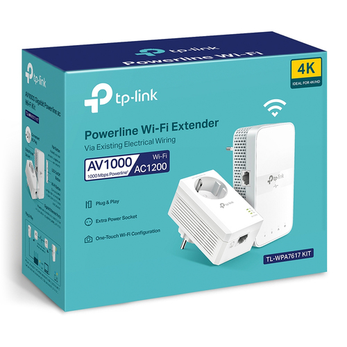 TP-Link TL-WPA7617 KIT V1 Wi-Fi Kit Powerline-adaptersæt – billede 7