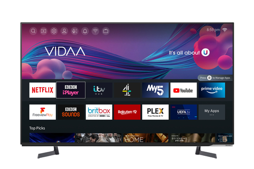 Hisense 55A8GTUK TV 139.7 cm (55") 4K Ultra HD Smart TV Wi-Fi Grey 800 cd/m² – image 2