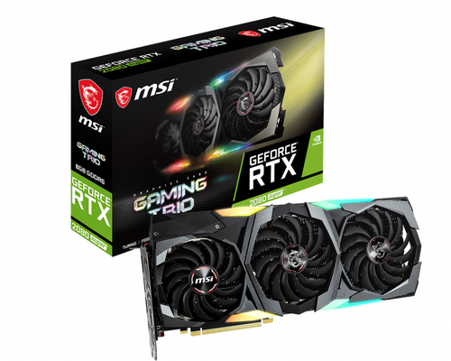 MSI GAMING RTX 2080 SUPER TRIO видеокарта NVIDIA GeForce RTX 2080 SUPER 8 GB GDDR6