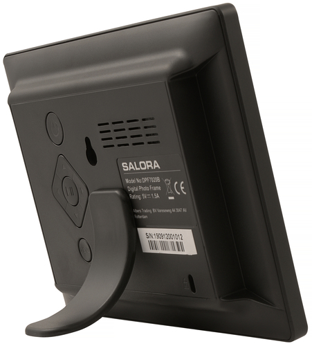 Salora DPF7020B digital photo frame Black – image 5