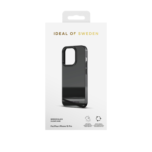 iDeal of Sweden Mirror Case iPhone 15 Pro Mirror Black – image 3
