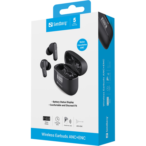 Sandberg Wireless Earbuds ANC+ENC – image 9