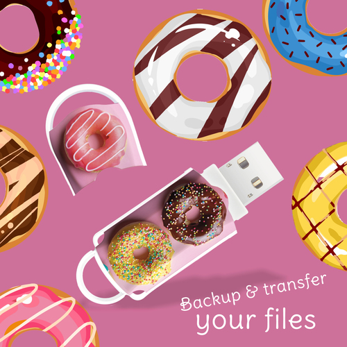 Integral 128GB USB3.0 DRIVE XPRESSION DOUGHNUTS – image 5