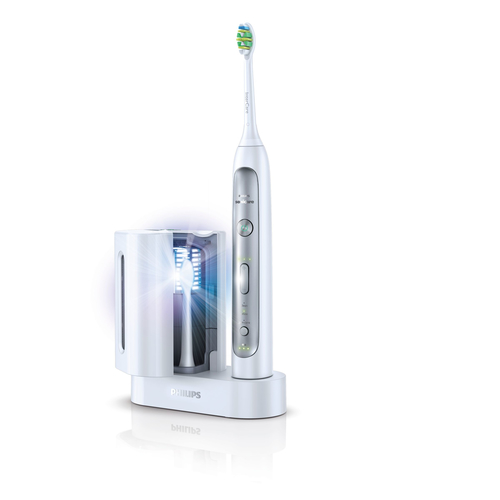 Philips Sonicare FlexCare Platinum HX9182/42 electric toothbrush Adult Vibrating toothbrush Silver, White