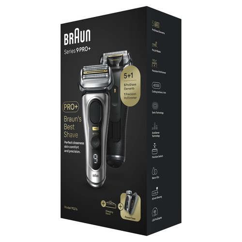 Braun Series 9 9527s Foil shaver Trimmer Black, Silver – image 4