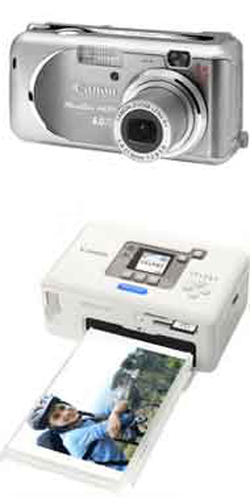 Canon PowerShot A430 + Selphy CP720