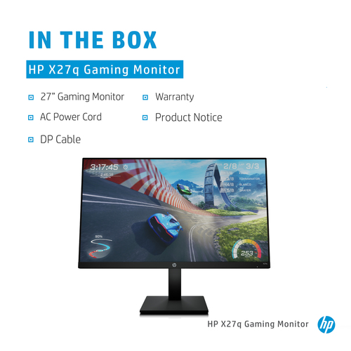 HP X27q computer monitor – image 8