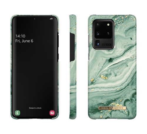 iDeal of Sweden Printed Case Galaxy S20 Ultra Mint Swirl Marble – image 2