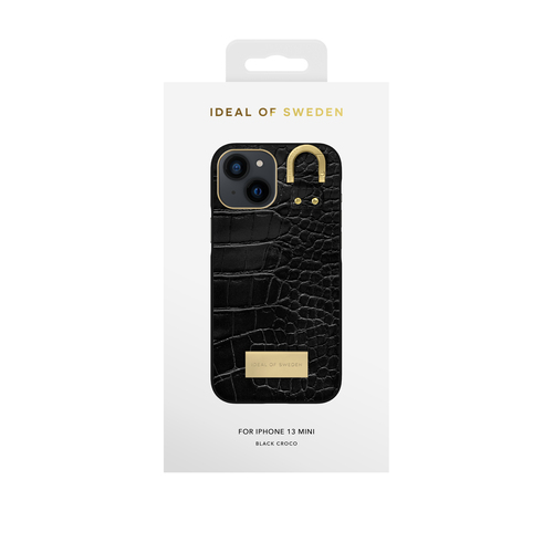 iDeal of Sweden Atelier Case iPhone 13 Mini Black Croco – image 2