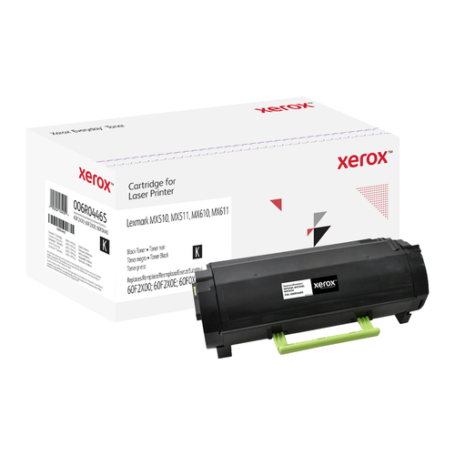 Xerox Everyday™ Black Toner by Xerox compatible with Lexmark 60F2X00/60F2X0E/60F0XA0, High capacity