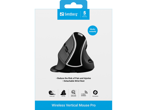Sandberg Wireless Vertical Mouse Pro,, afbeelding 9