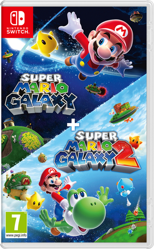 Nintendo Super Mario Galaxy + Super Mario Galaxy 2 Alemán