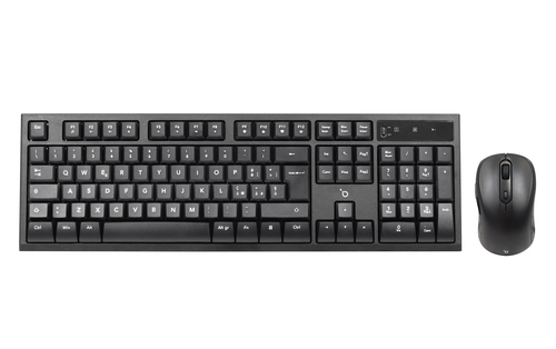 IOPLEE CWC520G-892G keyboard Mouse included Universal RF Wireless QWERTY Black – image 1