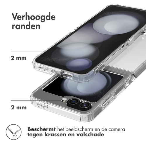 Accezz Xtreme Impact Backcover Samsung Galaxy Z Flip 6 - Transparant, afbeelding 3