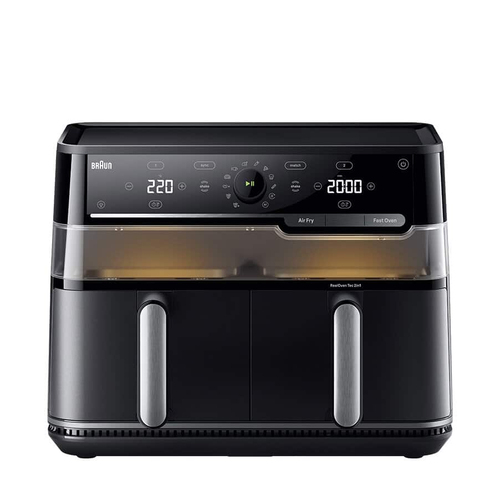 Braun TD 5053I BK Двойной 10 L Автономный 2850 W Аэрофритюрница с горячим воздухом Черный