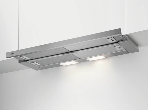 AEG DPB3931S Semi built-in (pull out) Silver 370 m³/h