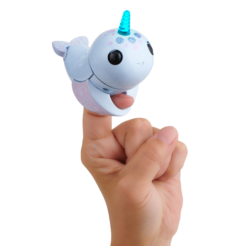 WowWee Light Up Narwhal- Nori (blue)