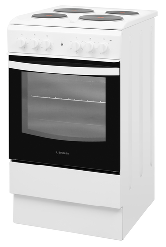 Indesit IS5E4KHW/UK cooker Freestanding cooker Electric Black, White – image 5