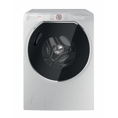Hoover AWDPD6106LH-80 стирально-сушильная машина Отдельно стоящий Фронтальная загрузка Нержавеющая сталь, Белый
