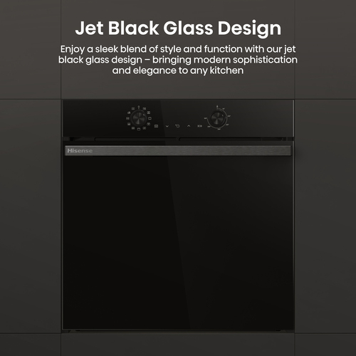 Hisense Hi2 BI622ABPGUK Built In Electric Single Steam, Plug & Play Oven - Jet Black – image 8