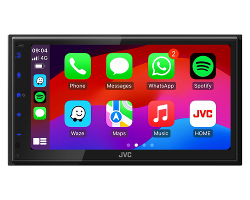 JVC KW-M695DBW Zwart