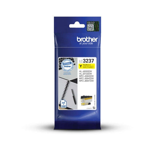 Brother LC3237Y Inkjet Cartridge Yellow LC3237Y - image 1