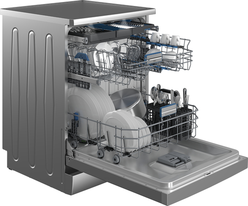 Beko PowerIntense BDFN36560PFX Full-size WiFi-enabled Dishwasher - Stainless Steel - image 3