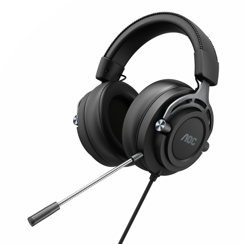 AOC GH200 headphones/headset Wired Head-band Gaming Black