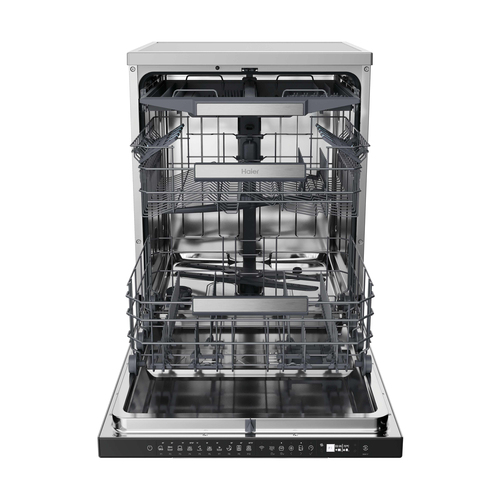 Haier i-Pro Series 3 XF 5CM1X-80 Wifi Connected Full Size Dishwasher - Stainless Steel - C Rated, Stainless Steel - image 4