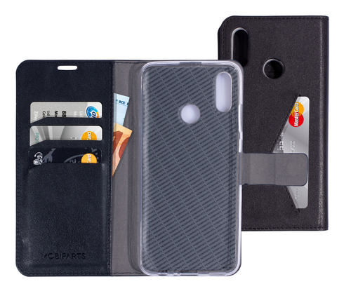 Mobiparts Classic Wallet Case Huawei P Smart (2019) Black