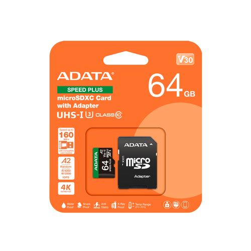 Micro Secure Digital ADATA SPEED PLUS